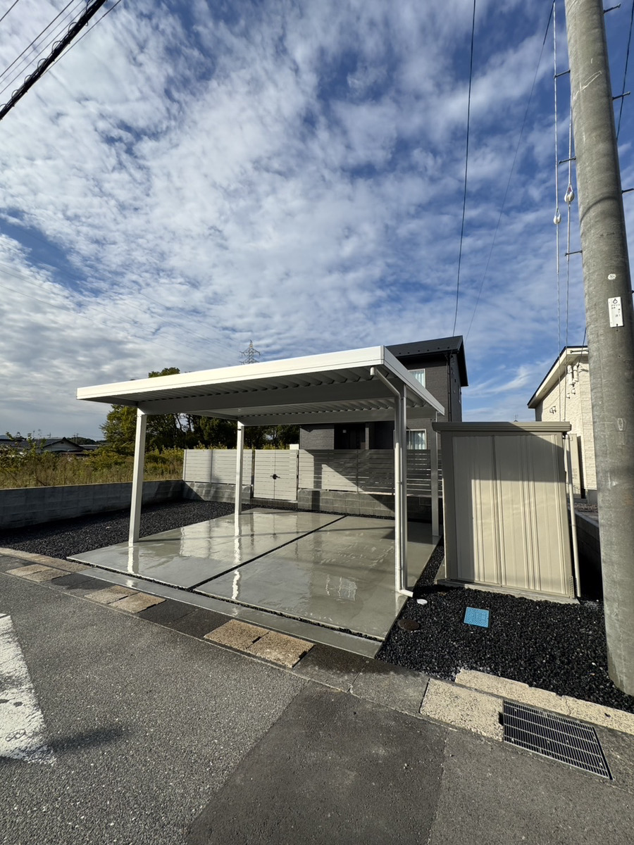 境港市竹内町　S様邸　外構工事一式